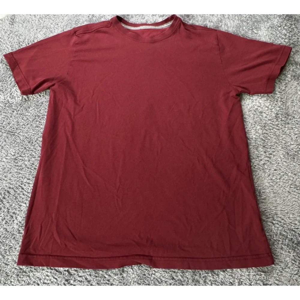Nike Mens Dri-FIT Training Shirt Large Red Performance Polyester